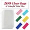 200 pack Clear Gift Bags for Favors, Cellophane Bags, 6x10 w/ 4" Twist Ties - Goodie Bags, Candy Bags, Cookie Bags for Gift Giving, Clear Treat Bags with Ties, Cellophane Treat Bags (200 Pack)